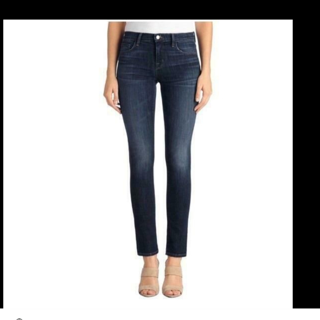 J Brand Dark Wash 912 Ink Low Rise Pencil Leg Jeans